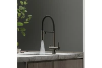 Смеситель для кухни SANCOS Imola с возможностью подключения фильтра для воды, цвет вороненая сталь, арт. SC4010GG