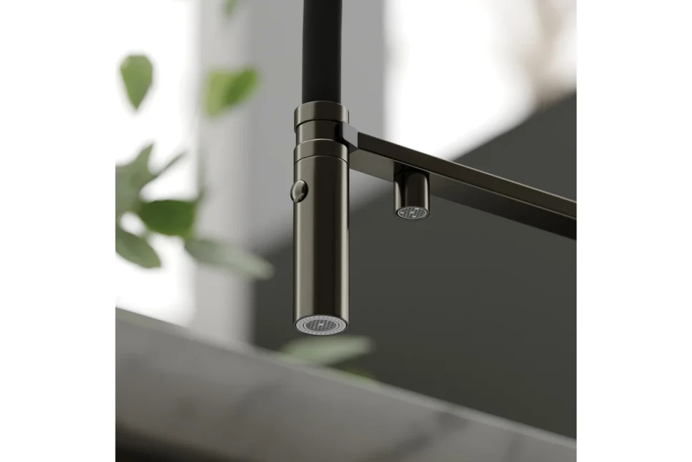 Смеситель для кухни SANCOS Imola с возможностью подключения фильтра для воды, цвет вороненая сталь, арт. SC4010GG