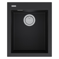 Мойка DECORATION 41, ACRYSTONE, PM934150-AN, ANTRACITE, 410х500 мм, Paulmark