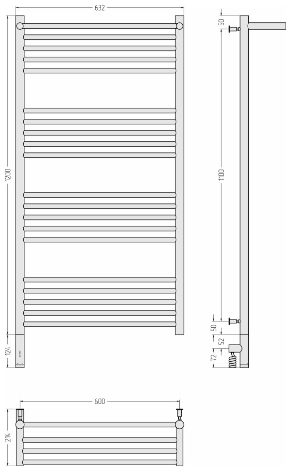 Богема с полкой 3.0 1200х600 / МЭМ левый