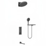 Душевой комплект Inspire VSFW-433TI3RGM встраиваемый, термостат, трехрежимный, вороненая сталь
