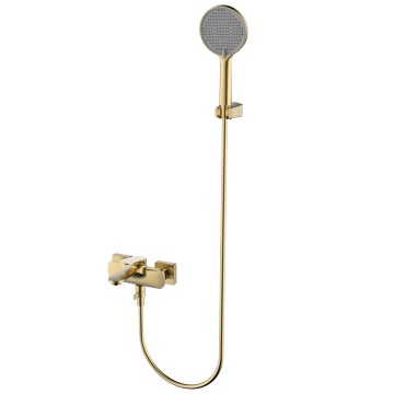 AQM6712BG Imola Смеситель для ванны, с душевым набором, O120 мм, 3 режима, Brushed gold