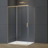Душевой уголок Софт 2 (Soft 2) VSR-3SO29012CLG, 1200*900, брашированное золото, стекло прозрачное