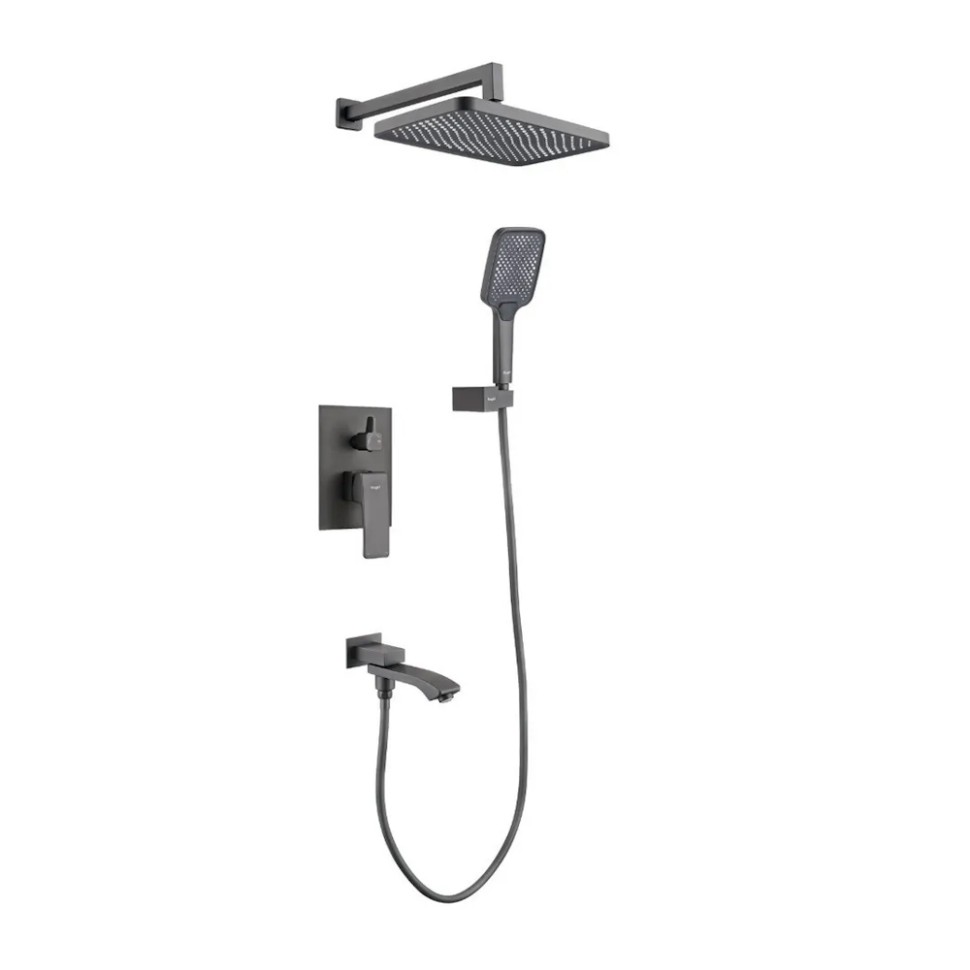 Душевая система Raglo встраиваемая графит