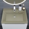 Раковина для ванной 60 см, Uperwood Classic Quartz, кварцевая, бежевая матовая, десерт