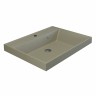 Раковина для ванной 60 см, Uperwood Classic Quartz, кварцевая, бежевая матовая, десерт