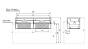 Тумба под двойную раковину Uperwood Modul 120 см, подвесная,атовая, белая