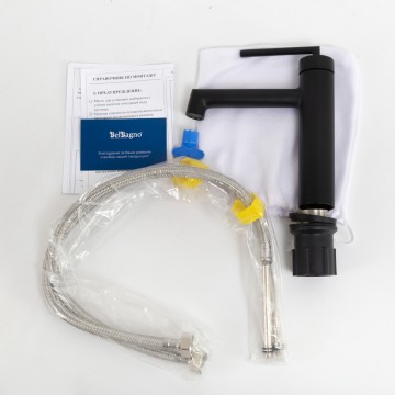Смеситель для раковины BelBagno ACQUA ACQUA-LVM-NERO