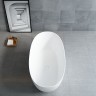 Ванна Solid Surface Vincea Vincea VBT-6S01MW, 1700*750*550, белый мат., слив-перелив в комплекте