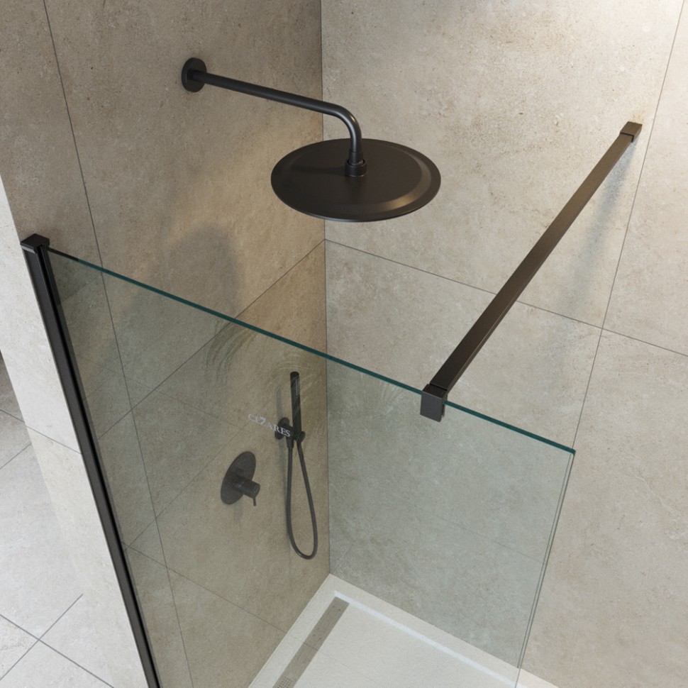 Душевая перегородка CEZARES LIBERTA-L-1-95-120-C-NERO