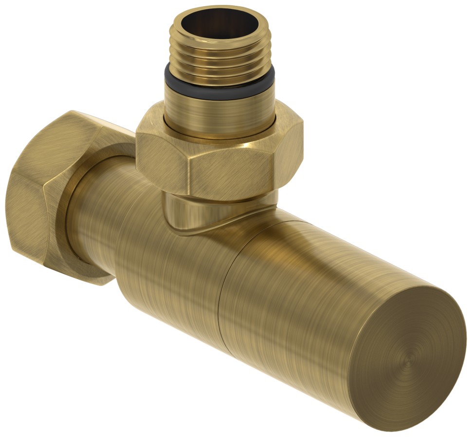 Вентиль угловой цилиндр (G 1/2" НР х G 3/4" НГ)