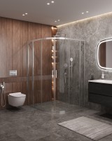 Душевой уголок CEZARES MOLVENO-RH-22-130/120-C-Cr-IV