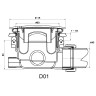 Душевой поддон с сифоном RGW SMC/R-C (12350499-0101)