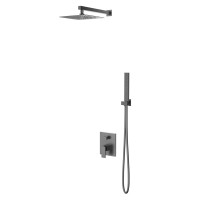 Душевой комплект Dice VSFW-2DS1GM встраиваемый, 2 режима, вороненая сталь
