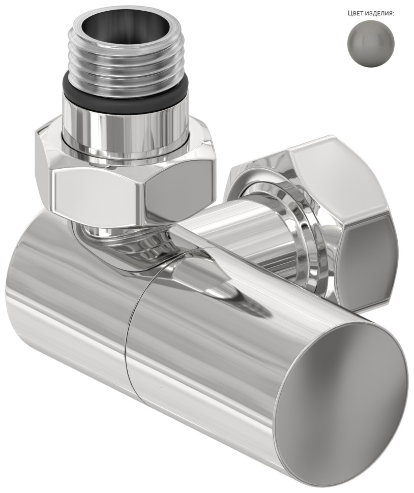 Вентиль 3D левый цилиндр (G 1/2" НР х G 3/4" НГ)