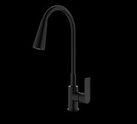 Смеситель Splenka для кухни с гибким изливом S05.43.06 Черный