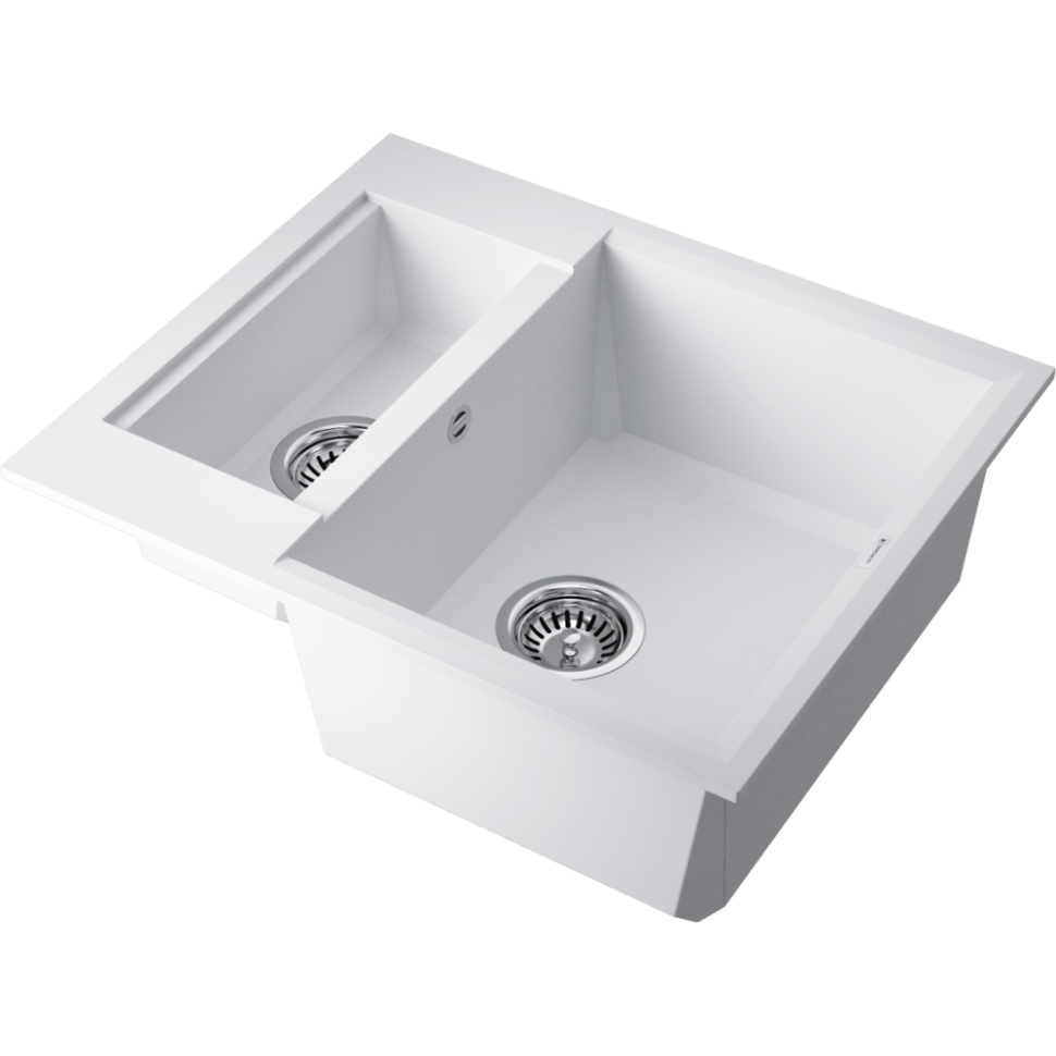 Кухонная мойка Omoikiri Sakaime 60-2-WH Tetogranit/белый