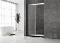 Душевая дверь Veconi Vianno VN-31, 1200х1950, хром, стекло прозрачное