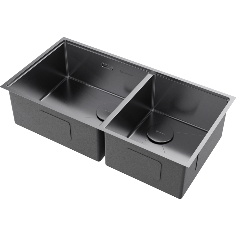 Кухонная мойка Omoikiri Taki 85-2-LB-U/IF Side-IN нерж. сталь/нержавеющая сталь