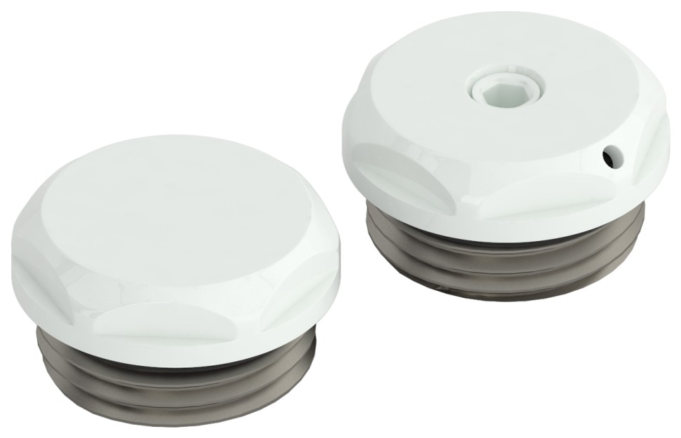 Спускной клапан с заглушкой d 25 мм (G 1/2" НР)