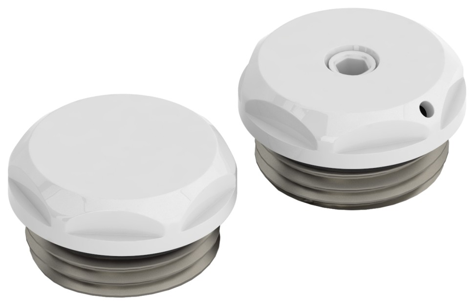 Спускной клапан с заглушкой d 25 мм (G 1/2" НР)