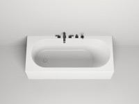 Ванна пристенная FABIA 180x80 покраска по RAL полностью S-Sense Глянцевое