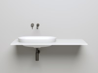 Раковина полувстраиваемая MAREA 01 645х387х165 S-Stone Матовое