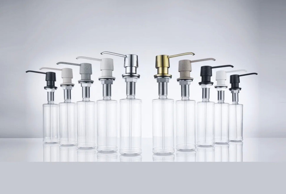 Дозатор для жидкого мыла SAUBER, D001-331 , белый, Paulmark