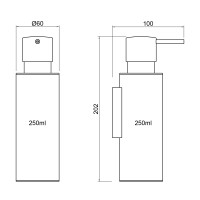 Дозатор Timo Saona 13339/17 золото матовое