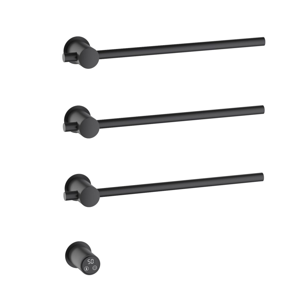 Полотенцесушитель электрический, встроенный Timo Saona 030/03SM черный