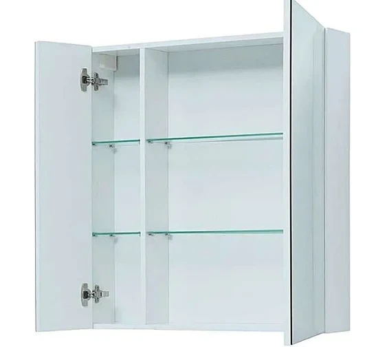 Зеркальный шкаф Aquanet Алвита New 80 Белый матовый