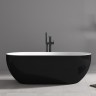 Акриловая ванна ABBER AB9241MB черная матовая