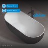 Акриловая ванна ABBER AB9241MB черная матовая