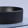 Умывальник чаша накладная круглая (цвет Черный Матовый) Element 360x360x115мм