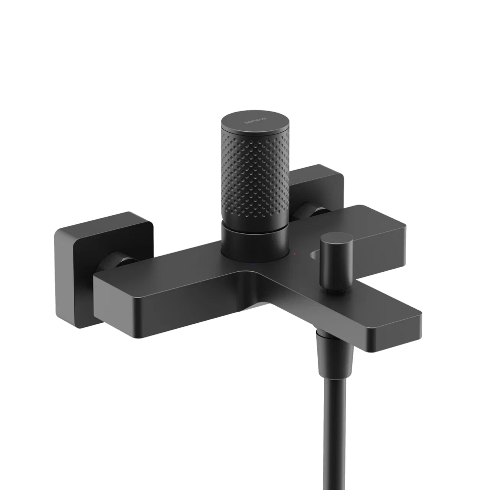 Смеситель для ванны и душа SANCOS Nexus, черный матовый, арт. SC9014MB