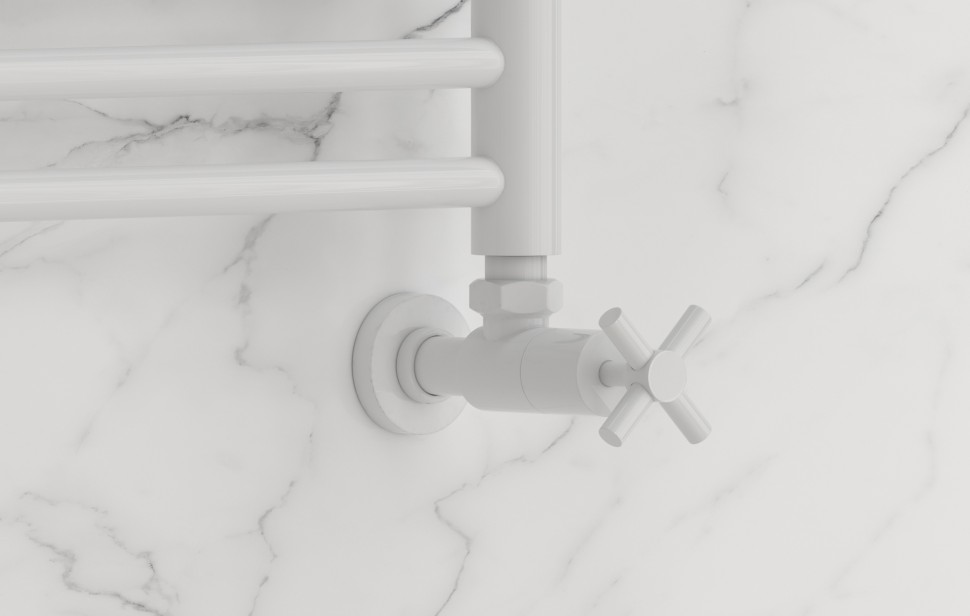 Вентиль угловой крест (G 1/2" НР х G 1/2" НР)