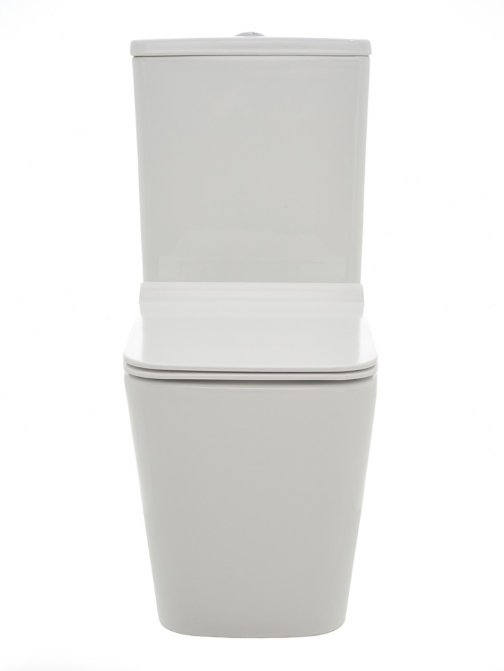 AQM1003 Унитаз напольный Rimless с сиденьем SoftClose, горизонтальный выпуск. 680x360x405мм