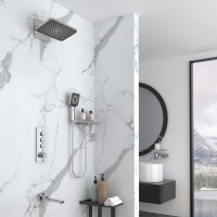 Душевой комплект VSFW-433TI4RCH встраиваемый, термостатический, трехрежимный, хром