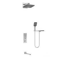 Душевой комплект VSFW-433TI4RCH встраиваемый, термостатический, трехрежимный, хром