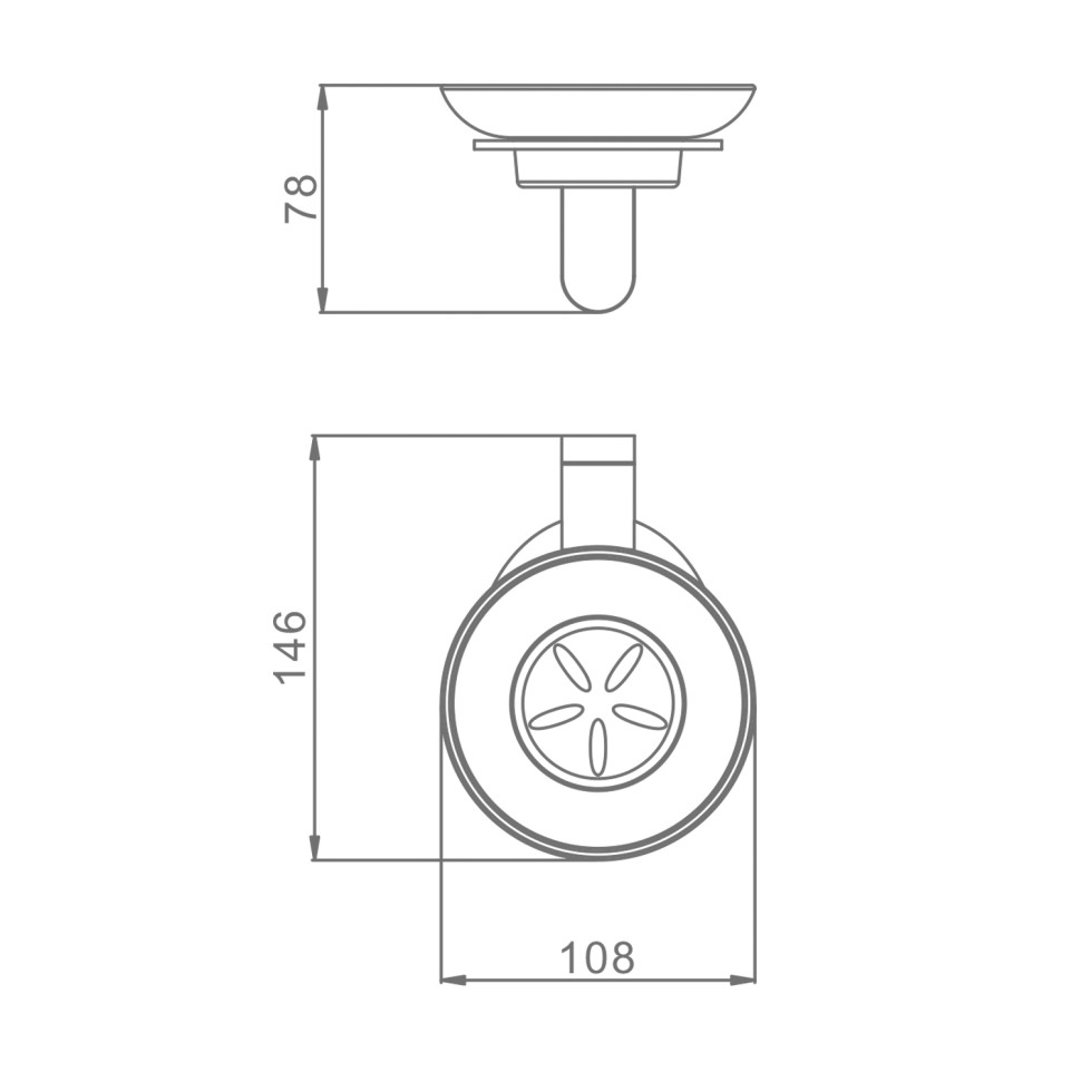 Держатель + Мыльница Raglo R300.02.03