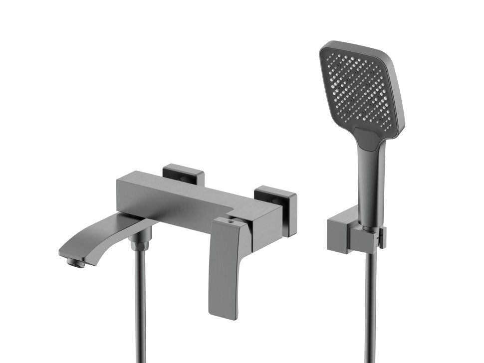 Смеситель Raglo для ванны и душа графит