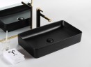 Раковина Gid Bm9396 53344 накладная черная матовая 60x34x11