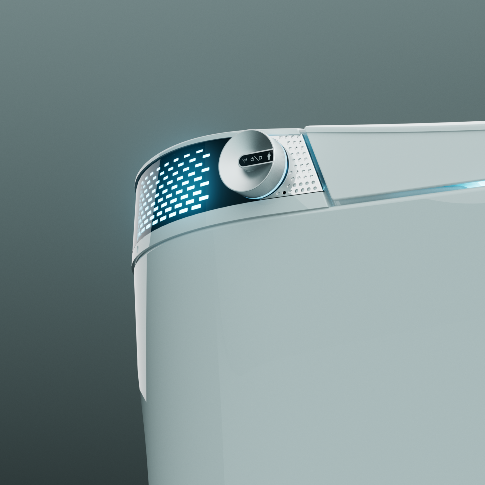 Электронный напольный унитаз-биде TIMO TЕ-741 (700*400*465)