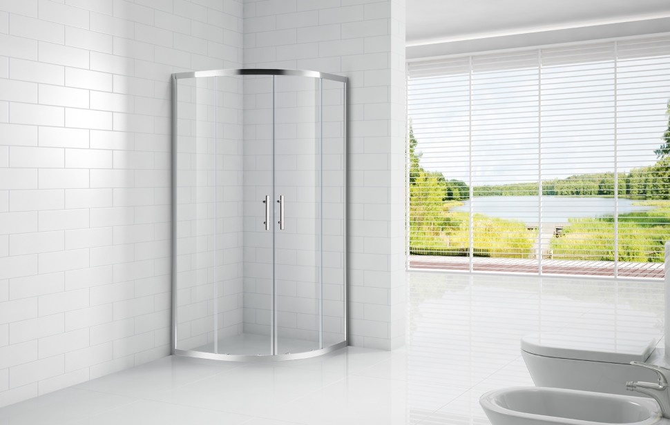 Душевой уголок CEZARES ECO-O-R-2-90-P-Cr