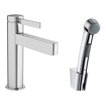 Смеситель для раковины Hansgrohe Finoris, с гигиеническим душем 76210000 хром