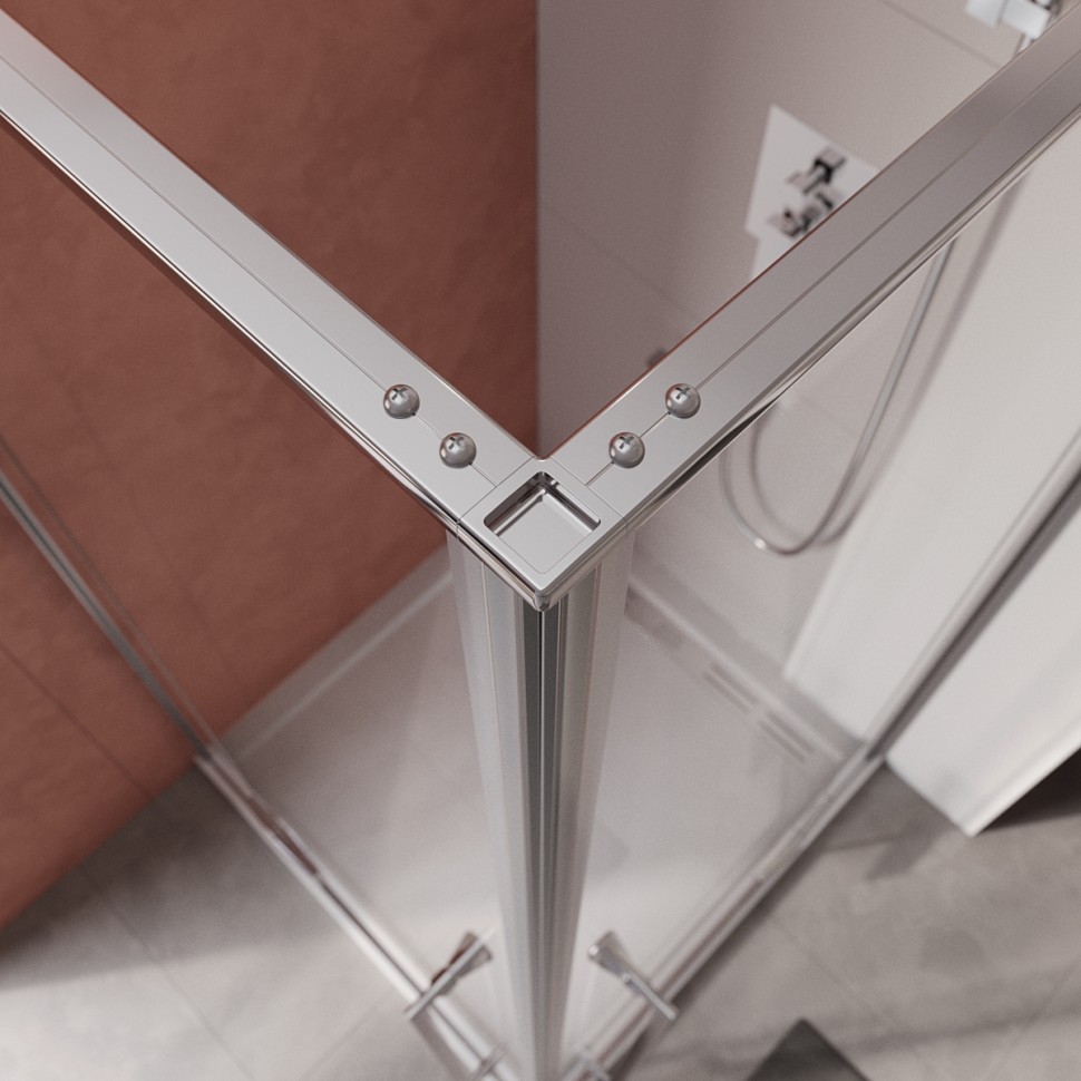 Душевой уголок Cezares LINER-AH-2-120/90-C-Cr-L