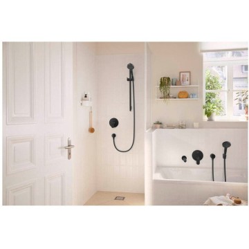 Смеситель для душа Hansgrohe Rebris S (внешняя часть) 72667670 черный матовый