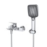 Смеситель для ванны и душа в комплекте с ручным душем, шлангом и держателем CEZARES LINER-VD-01