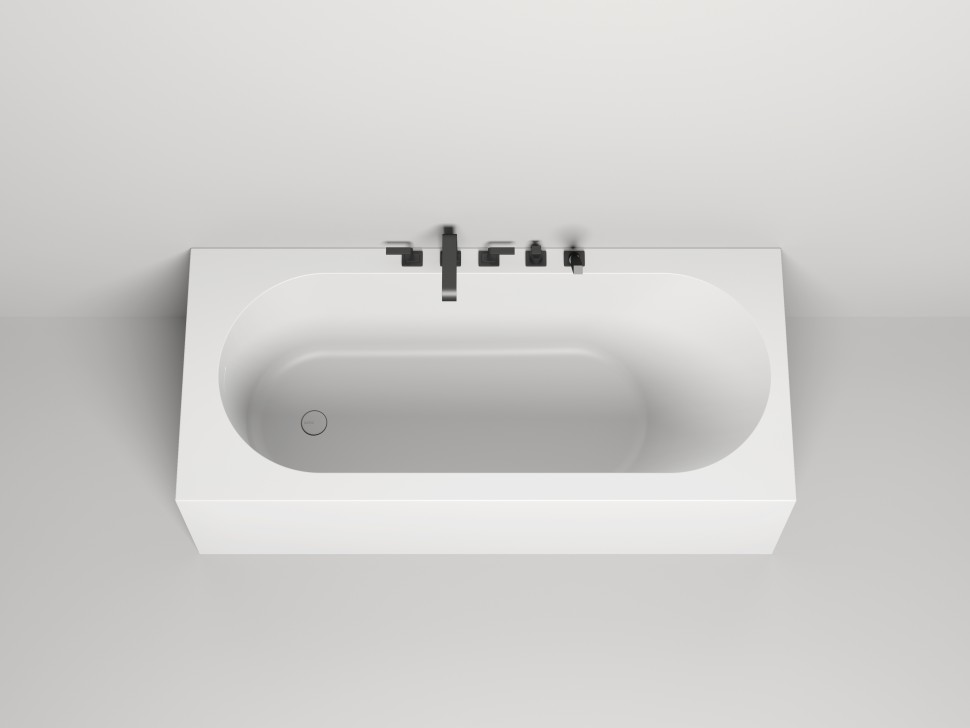 Ванна пристенная FABIA 180x80 покраска по RAL полностью S-Sense Матовое