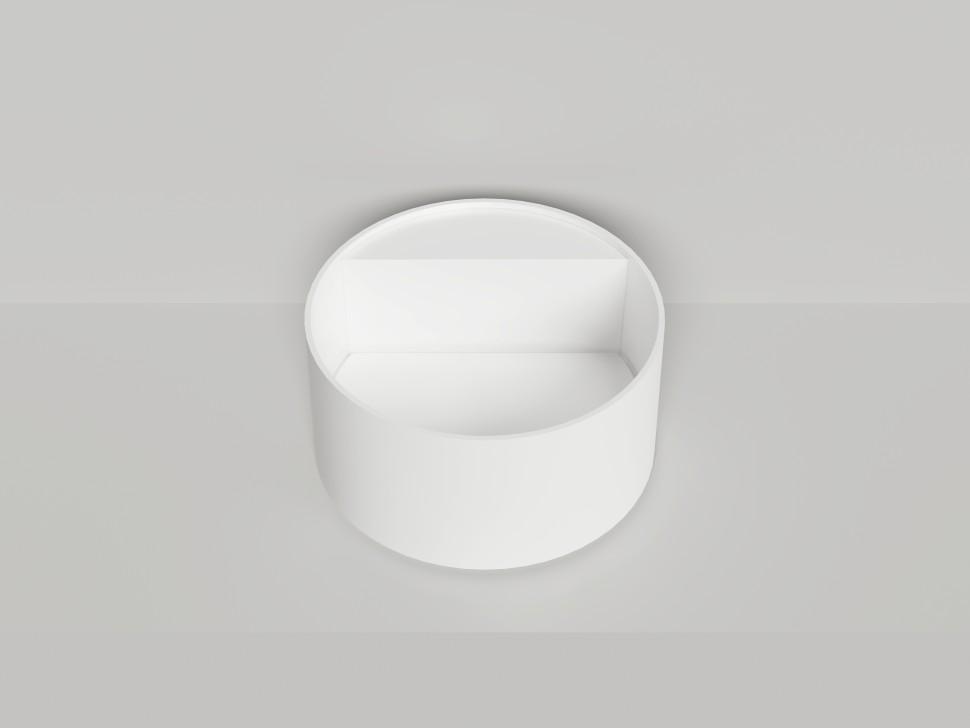 Раковина накладная ARMONIA ROUND TOP 02   без отверстия под смеситель  покраска по RAL полностью 450х450х250 S-Sense Глянцевое